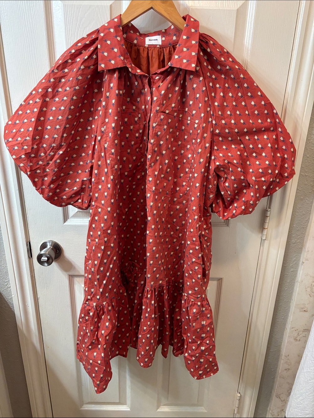 Aureum Set you free floral mini/knee length dress size large